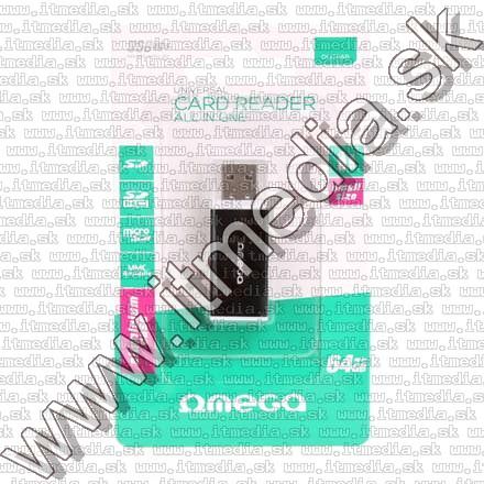 Image of Omega Card Reader ALU *Black* 42024 (IT10085)
